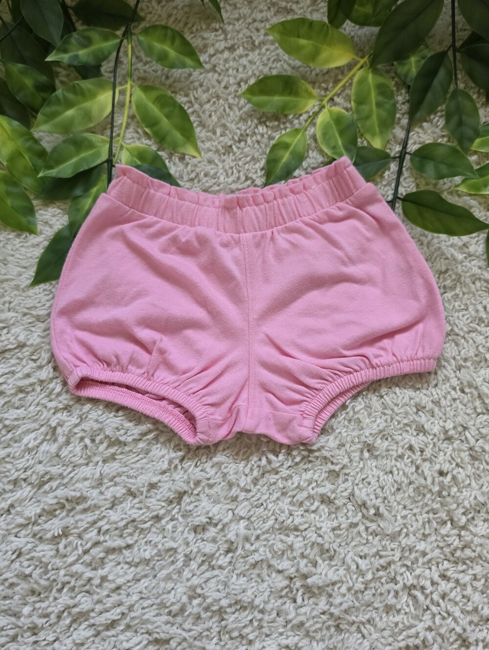 Baby Girl Pink Bloomers (Shorts) (3-6 Months)